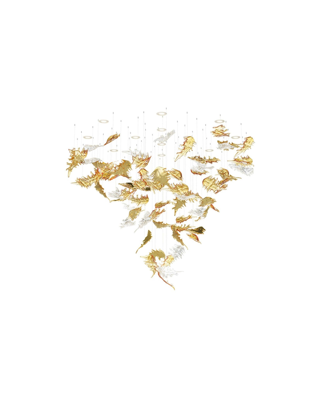 Flying Leaves Chandelier - Vakkerlight