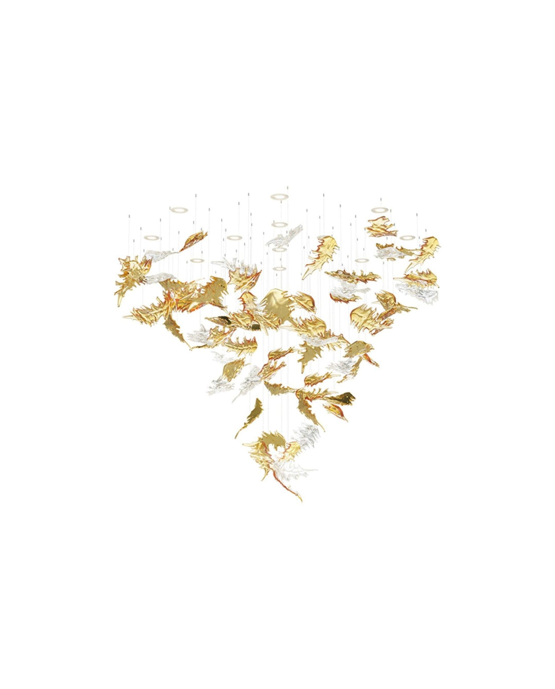 Flying Leaves Chandelier - Vakkerlight