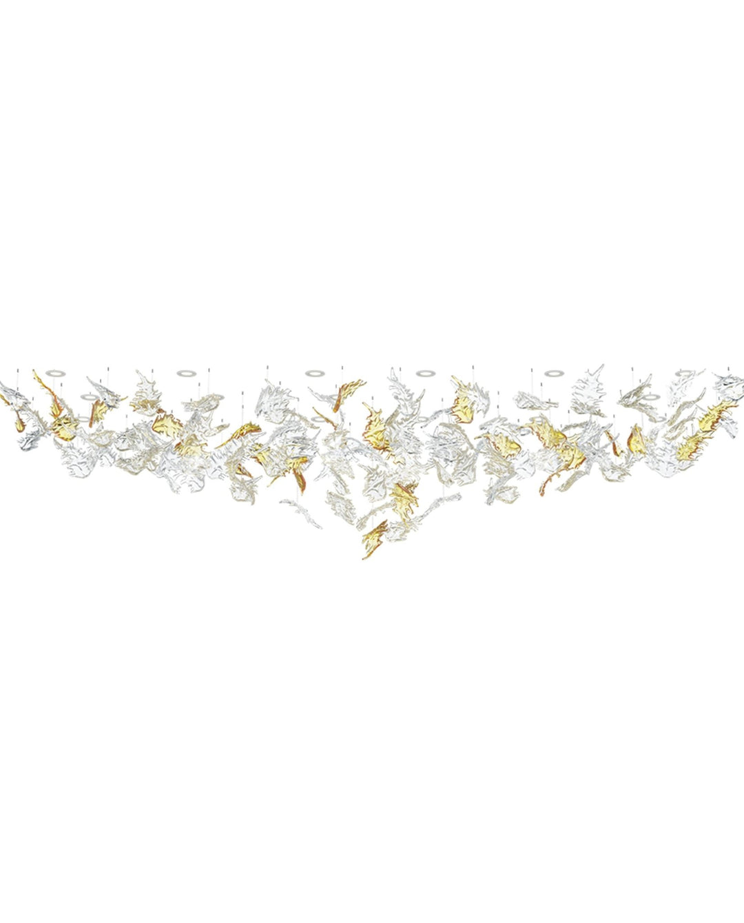 Flying Leaves Chandelier - Vakkerlight
