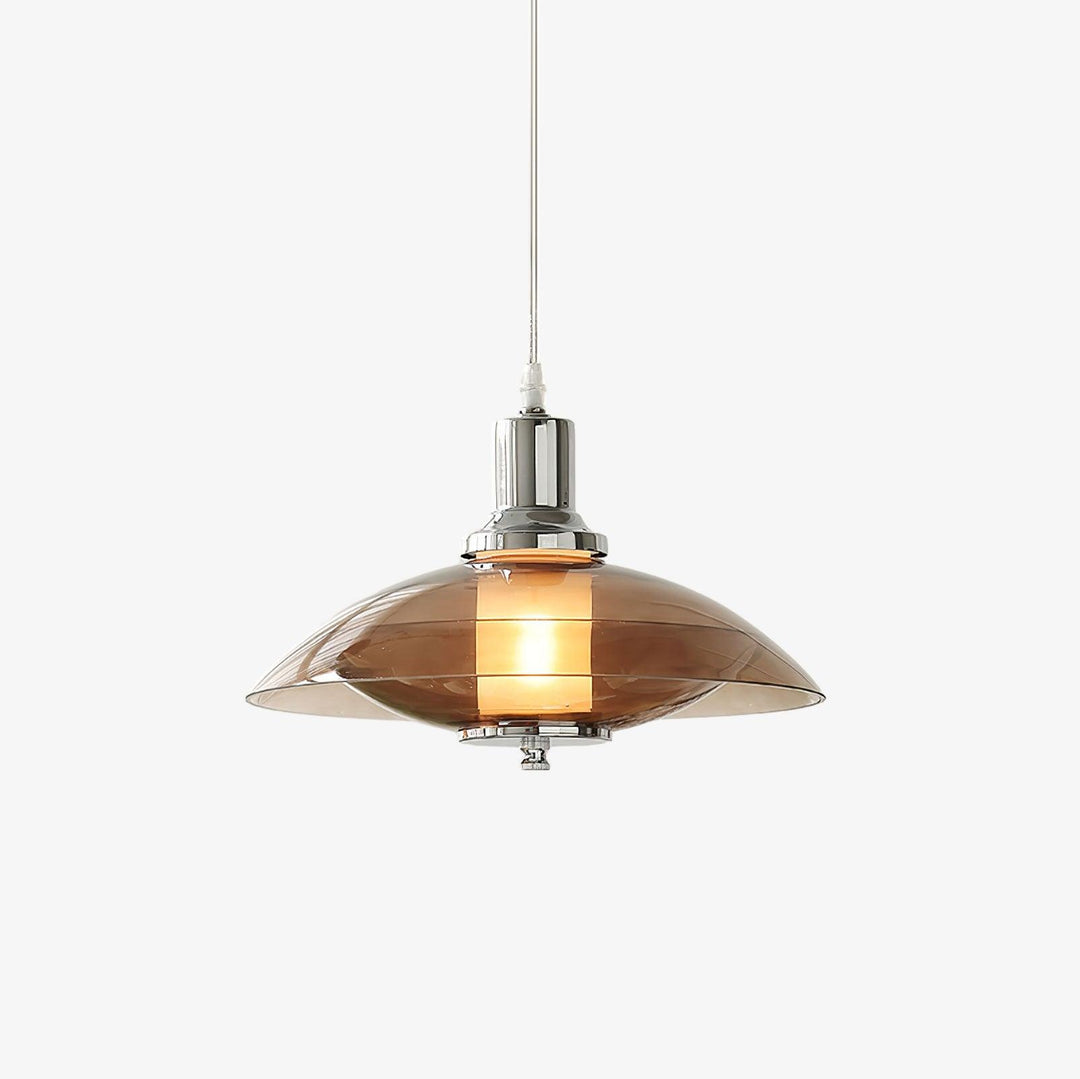 Flying Saucer Chrome Pendant Light - Vakkerlight