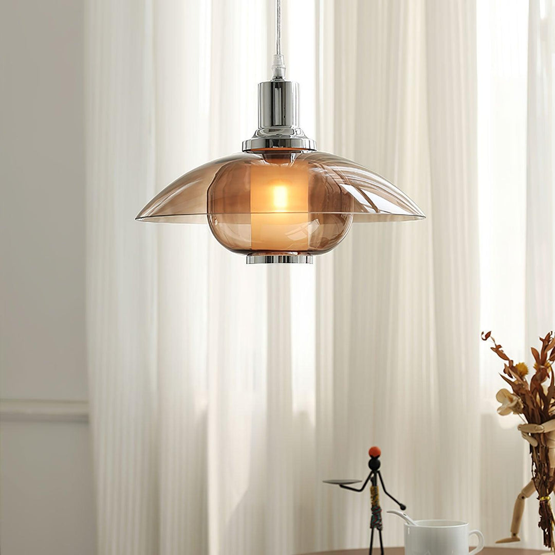 Flying Saucer Chrome Pendant Light - Vakkerlight