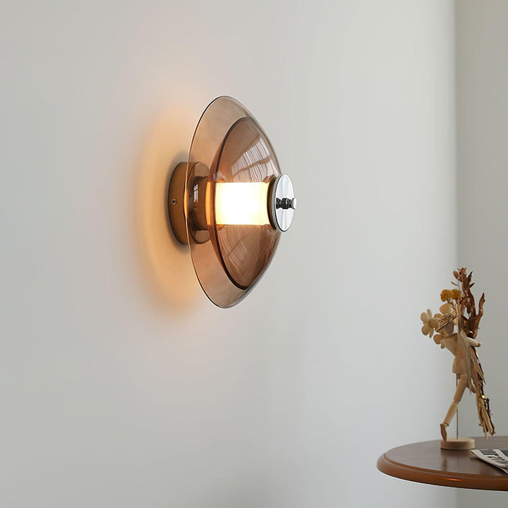 Flying Saucer Chrome Wall Light - Vakkerlight