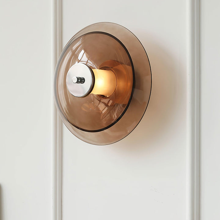 Flying Saucer Chrome Wall Light - Vakkerlight