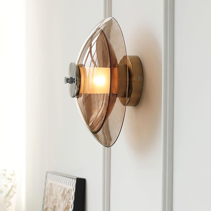 Flying Saucer Chrome Wall Light - Vakkerlight