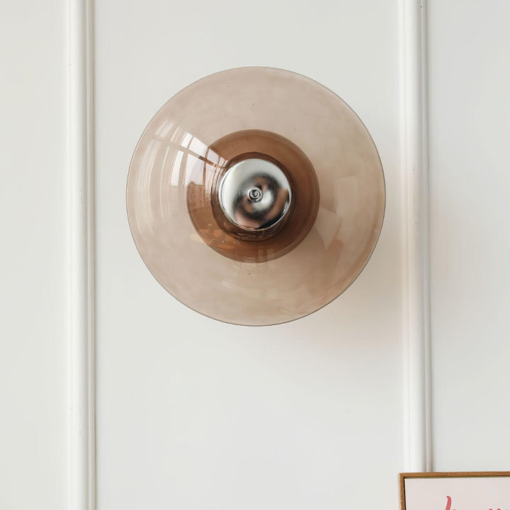 Flying Saucer Chrome Wall Light - Vakkerlight