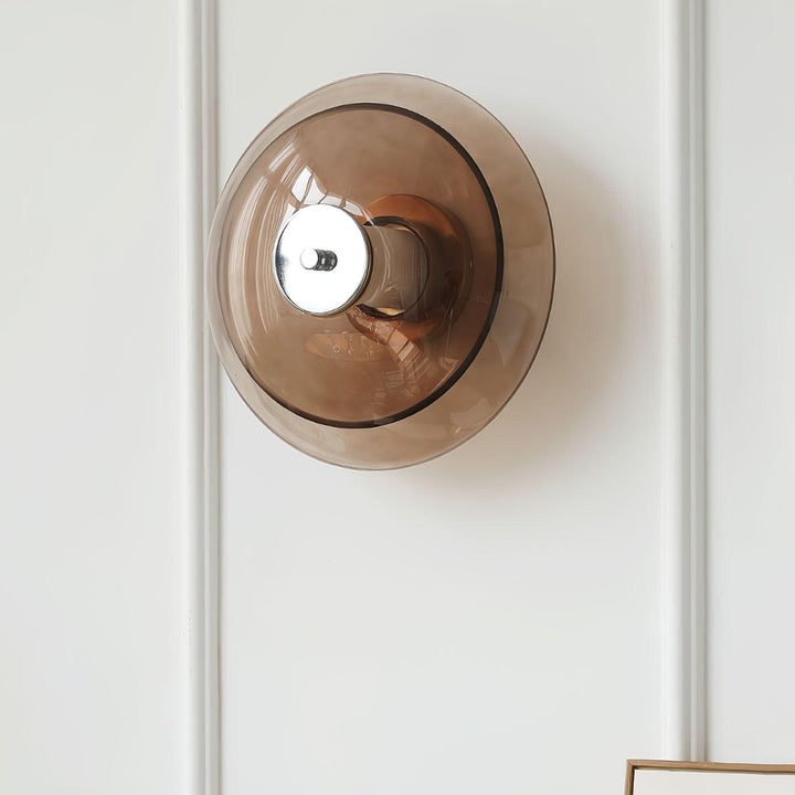 Flying Saucer Chrome Wall Light - Vakkerlight