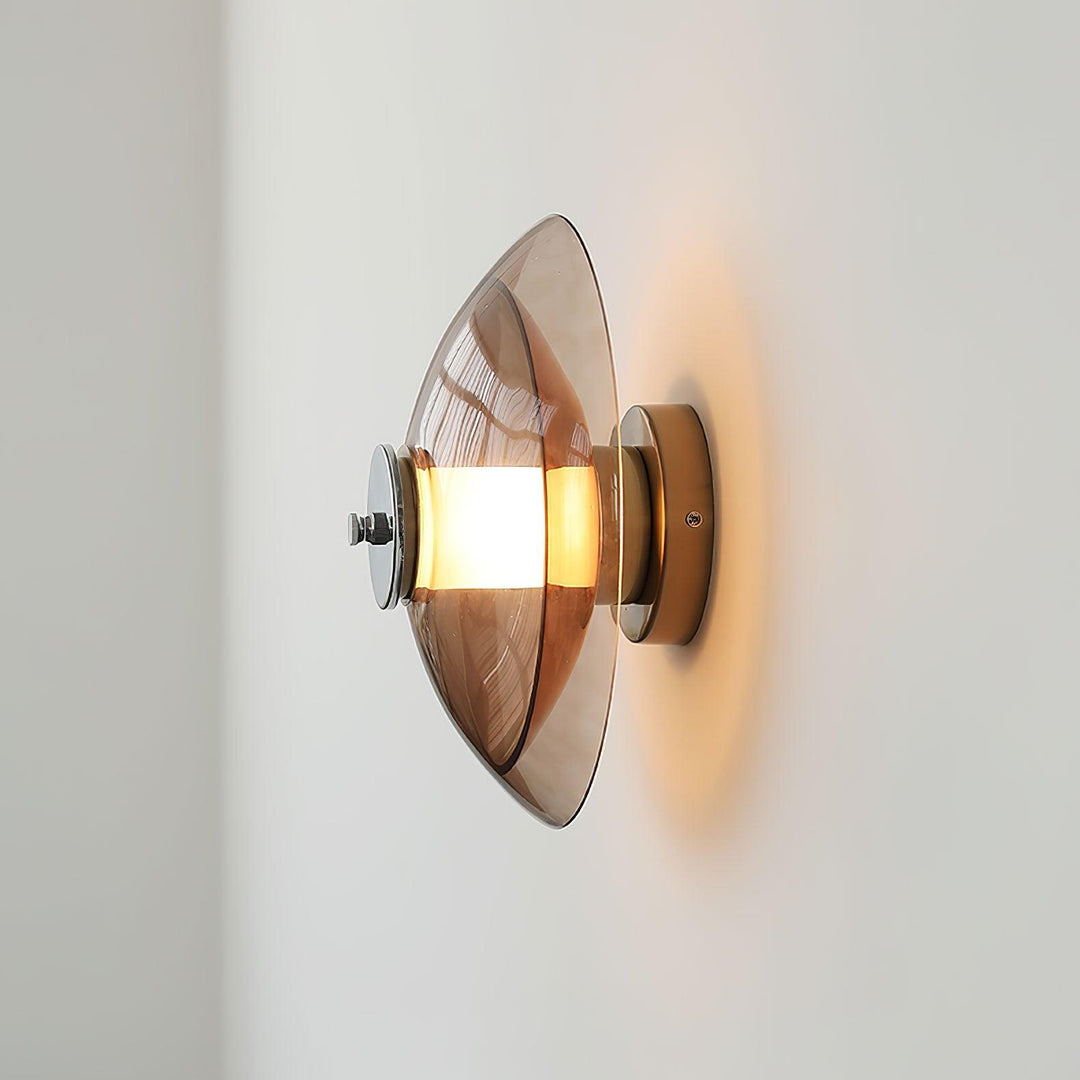 Flying Saucer Chrome Wall Light - Vakkerlight