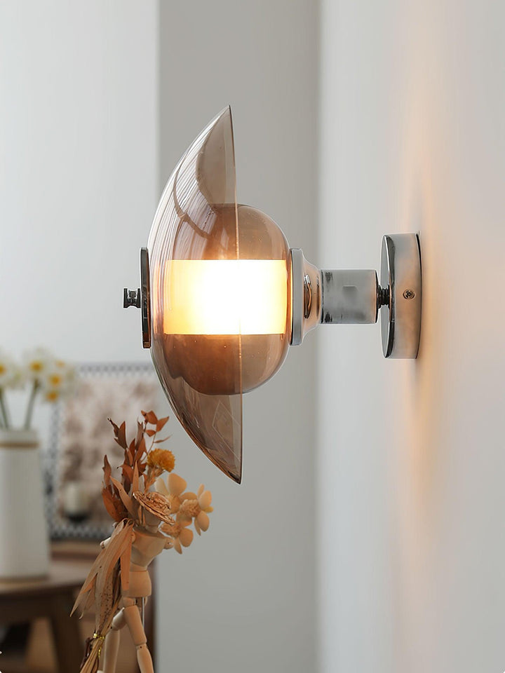 Flying Saucer Chrome Wall Light - Vakkerlight