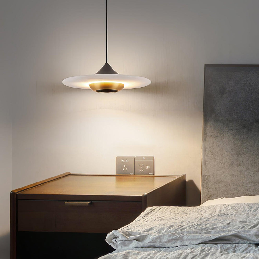 Flying Saucer Marble Pendant Lamp - Vakkerlight