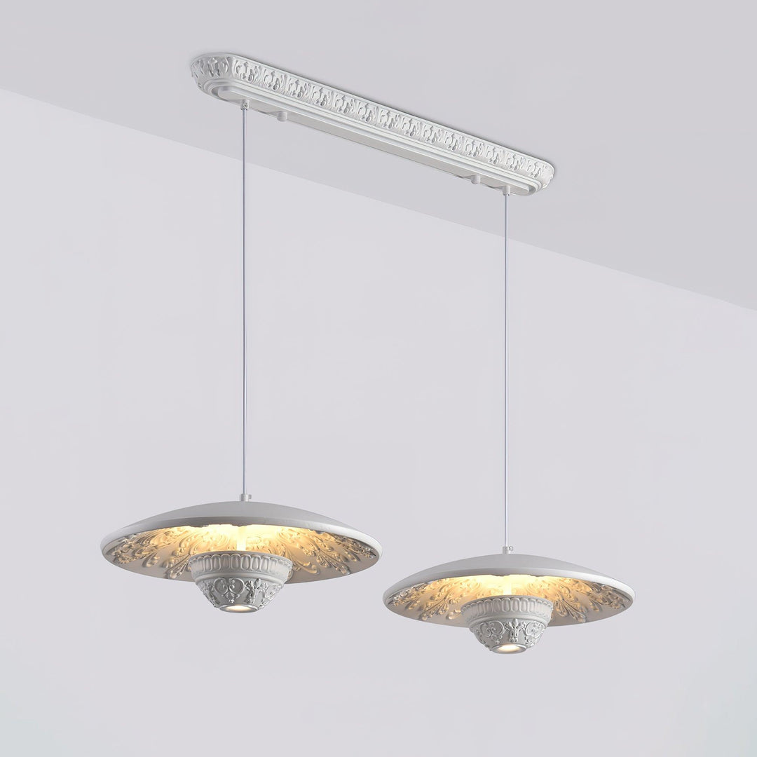 Flying Saucer Resin Pendant Lamp - Vakkerlight