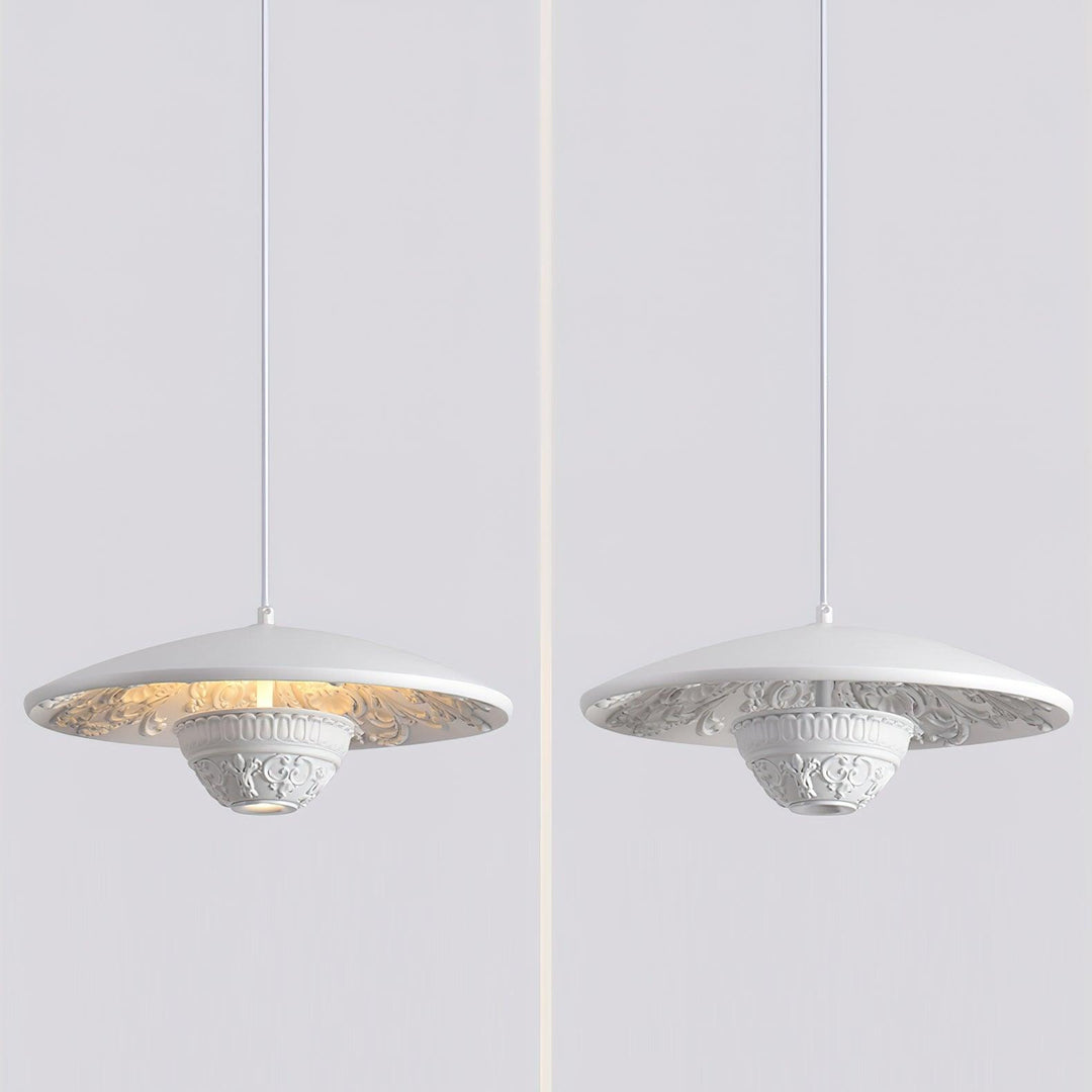 Flying Saucer Resin Pendant Lamp - Vakkerlight