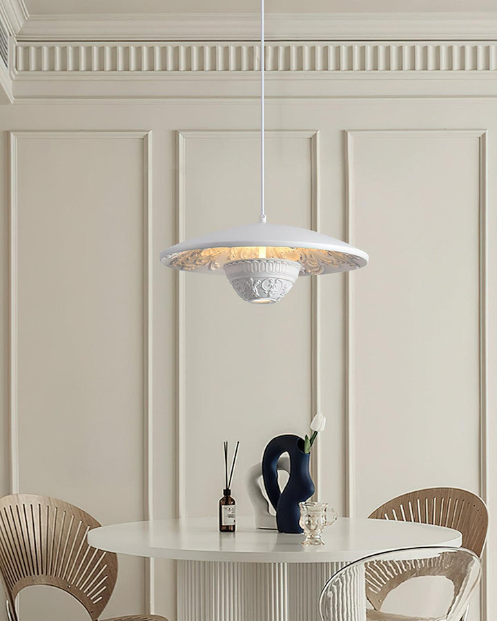 Flying Saucer Resin Pendant Lamp - Vakkerlight