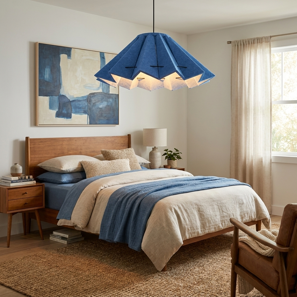 Fold Acoustic Felt Pleated Pendant Lamp