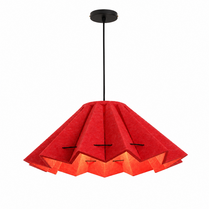 Fold Acoustic Felt Pleated Pendant Lamp