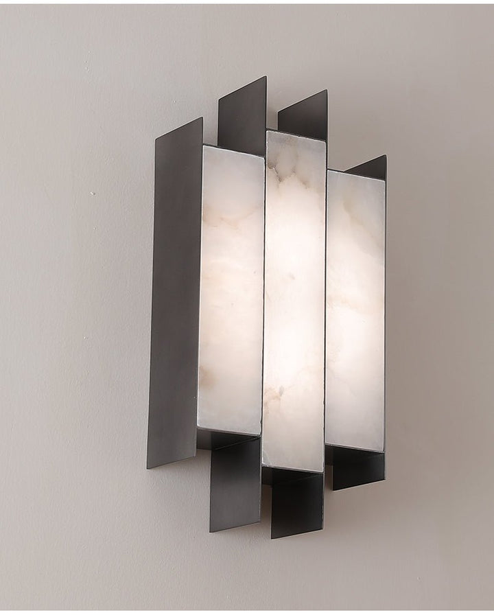 Folded Alabaster Panel Sconce - Vakkerlight