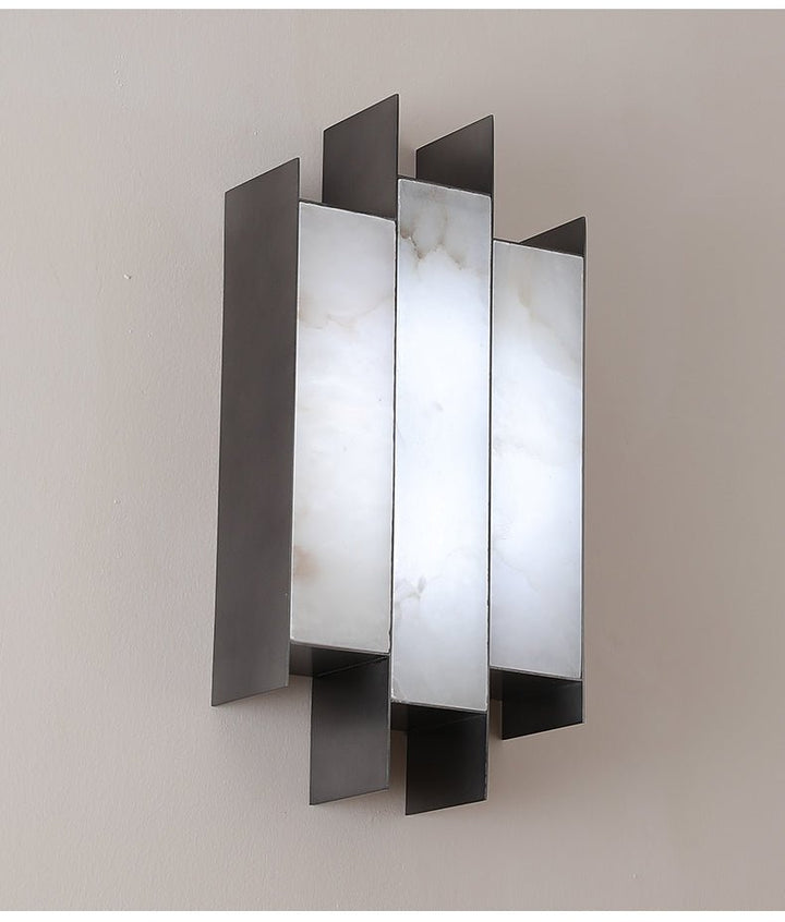 Folded Alabaster Panel Sconce - Vakkerlight