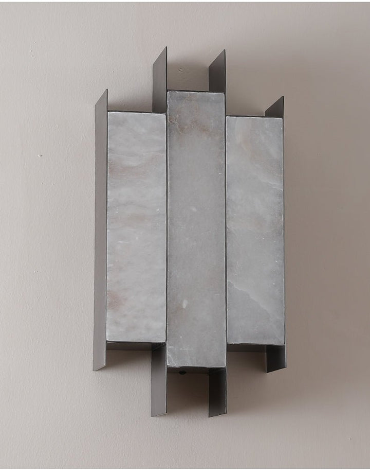 Folded Alabaster Panel Sconce - Vakkerlight