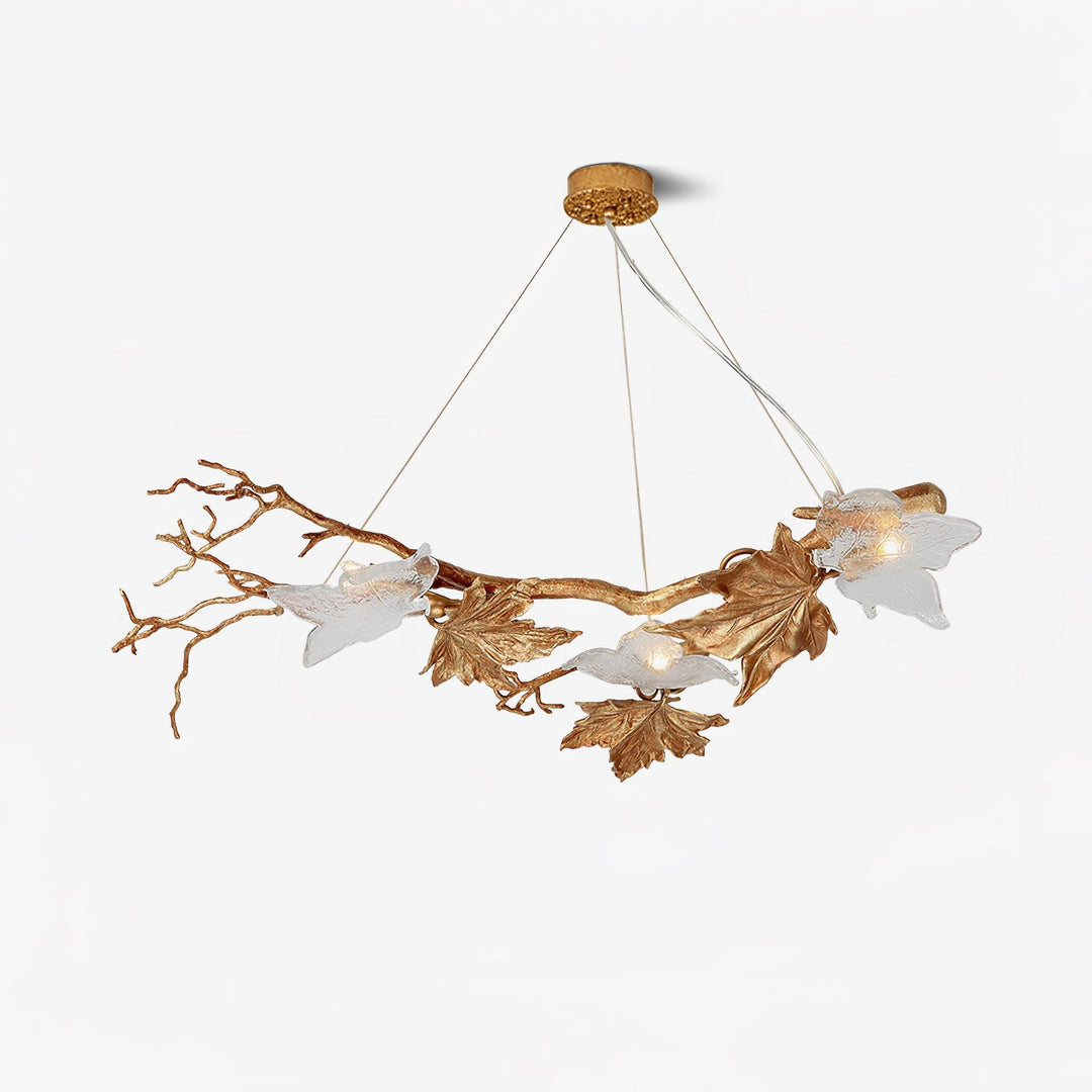 Folio Branch Brass Chandelier - Vakkerlight