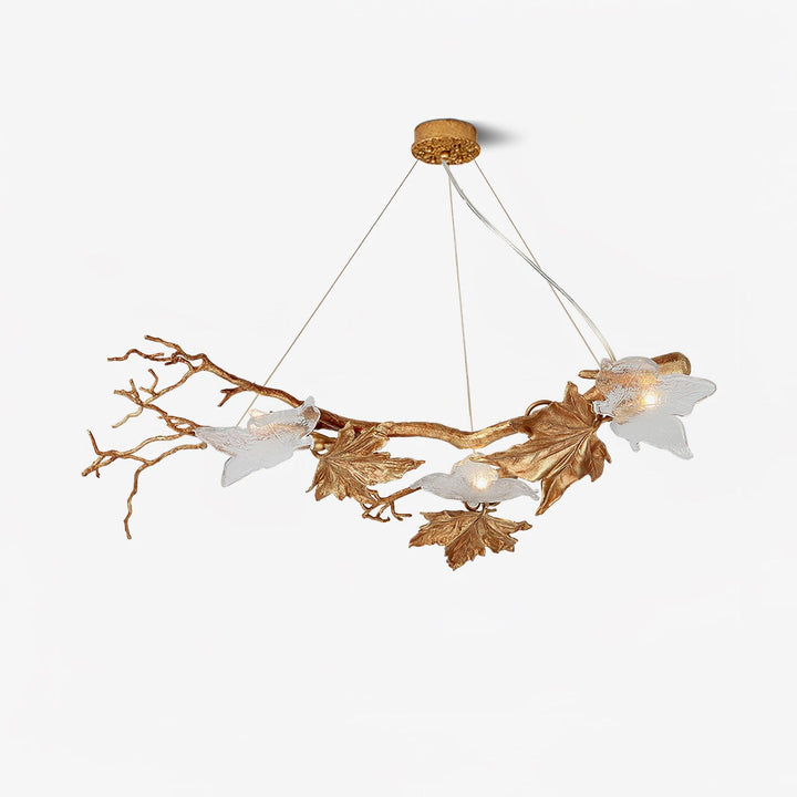 Folio Branch Brass Chandelier - Vakkerlight