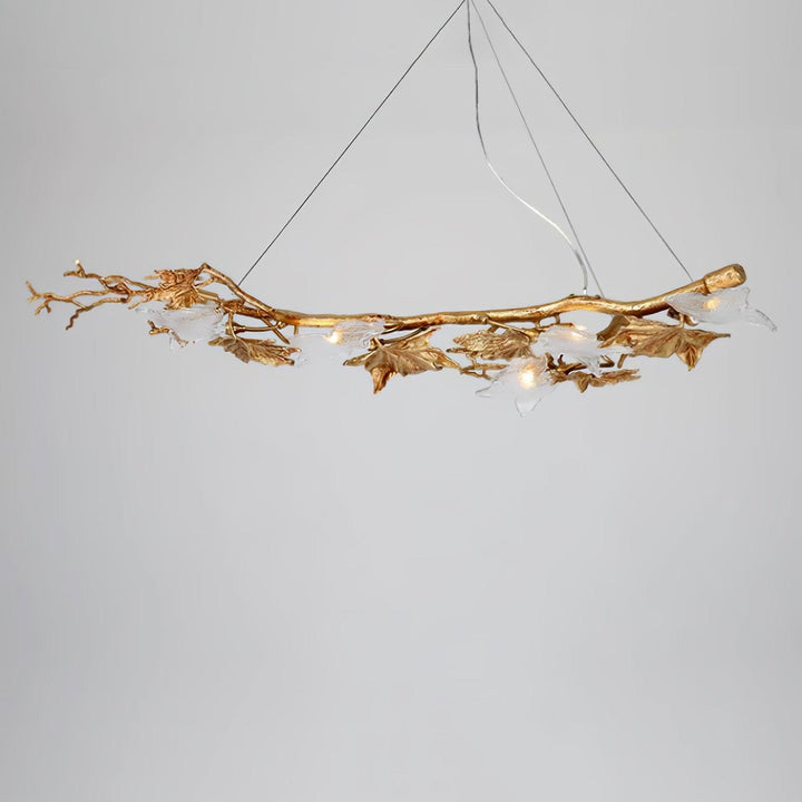 Folio Branch Brass Chandelier - Vakkerlight