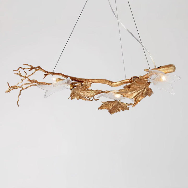 Folio Branch Brass Chandelier - Vakkerlight