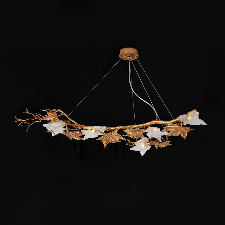 Folio Branch Brass Chandelier - Vakkerlight