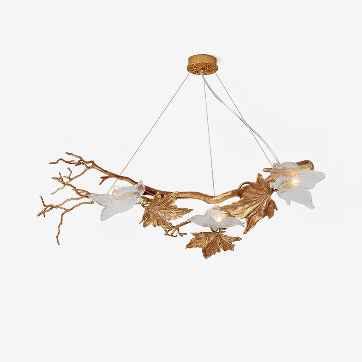 Folio Branch Brass Chandelier - Vakkerlight