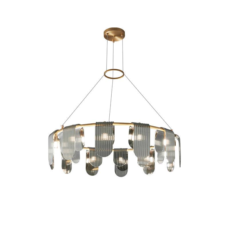 Folioles Brass Chandelier - Vakkerlight