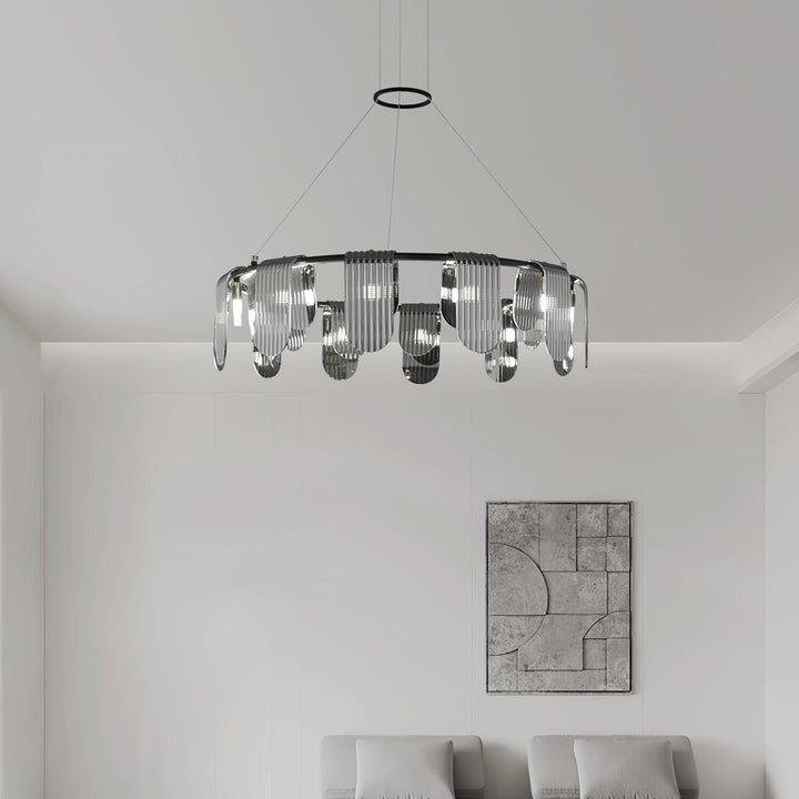 Folioles Brass Chandelier - Vakkerlight