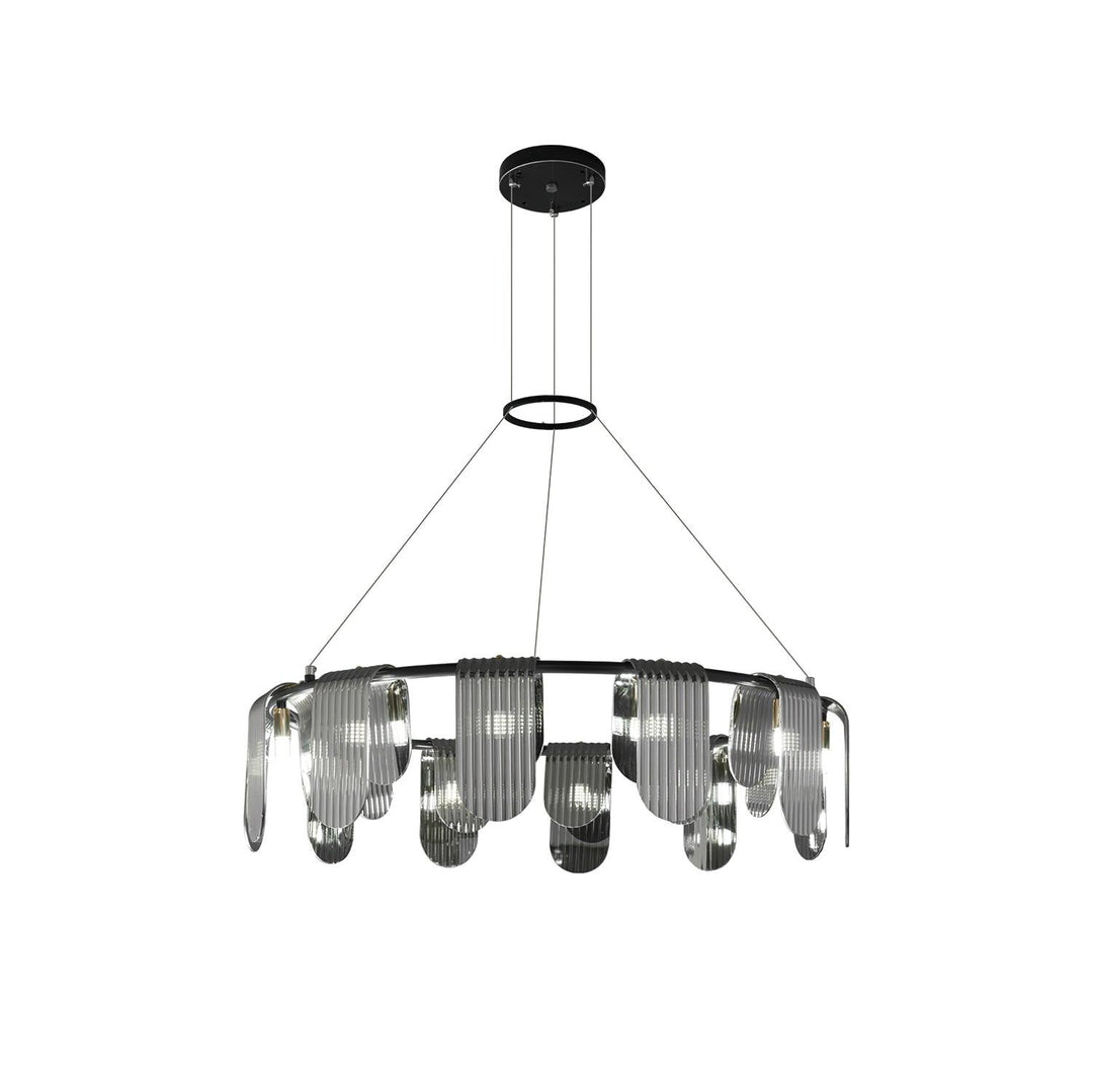 Folioles Brass Chandelier - Vakkerlight