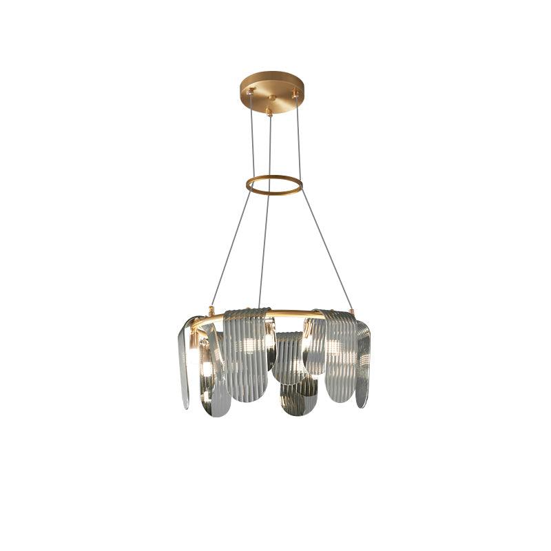 Folioles Brass Chandelier - Vakkerlight