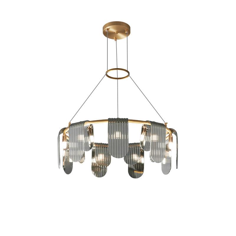 Folioles Brass Chandelier - Vakkerlight