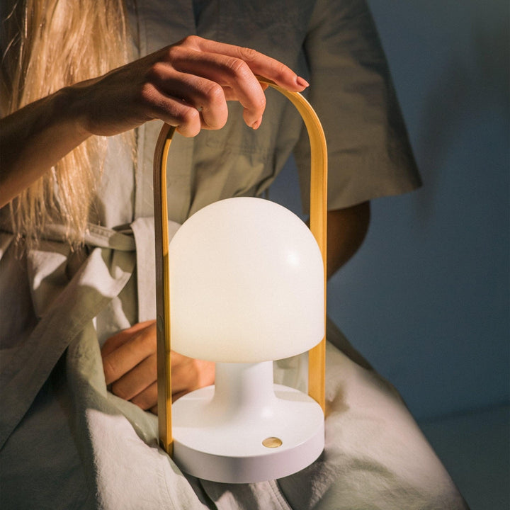 Portable Glass Charging Table Lamp - Vakkerlight