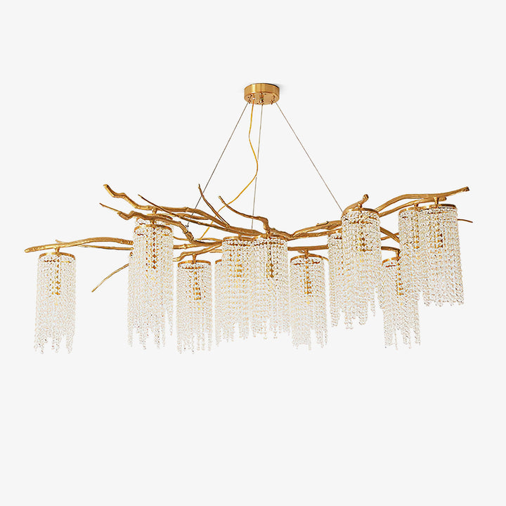 Lustre en laiton Forest Dawn