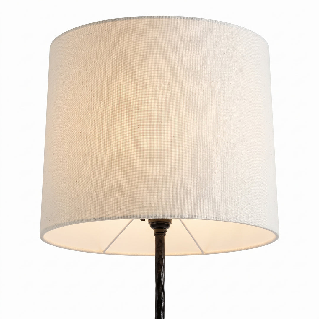 Hand-Forged Brass Floor Lamp