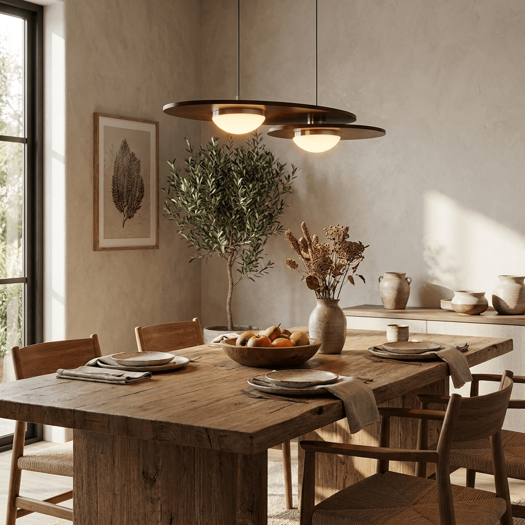 Forma Walnut Linear Pendant Lamp - Vakkerlight