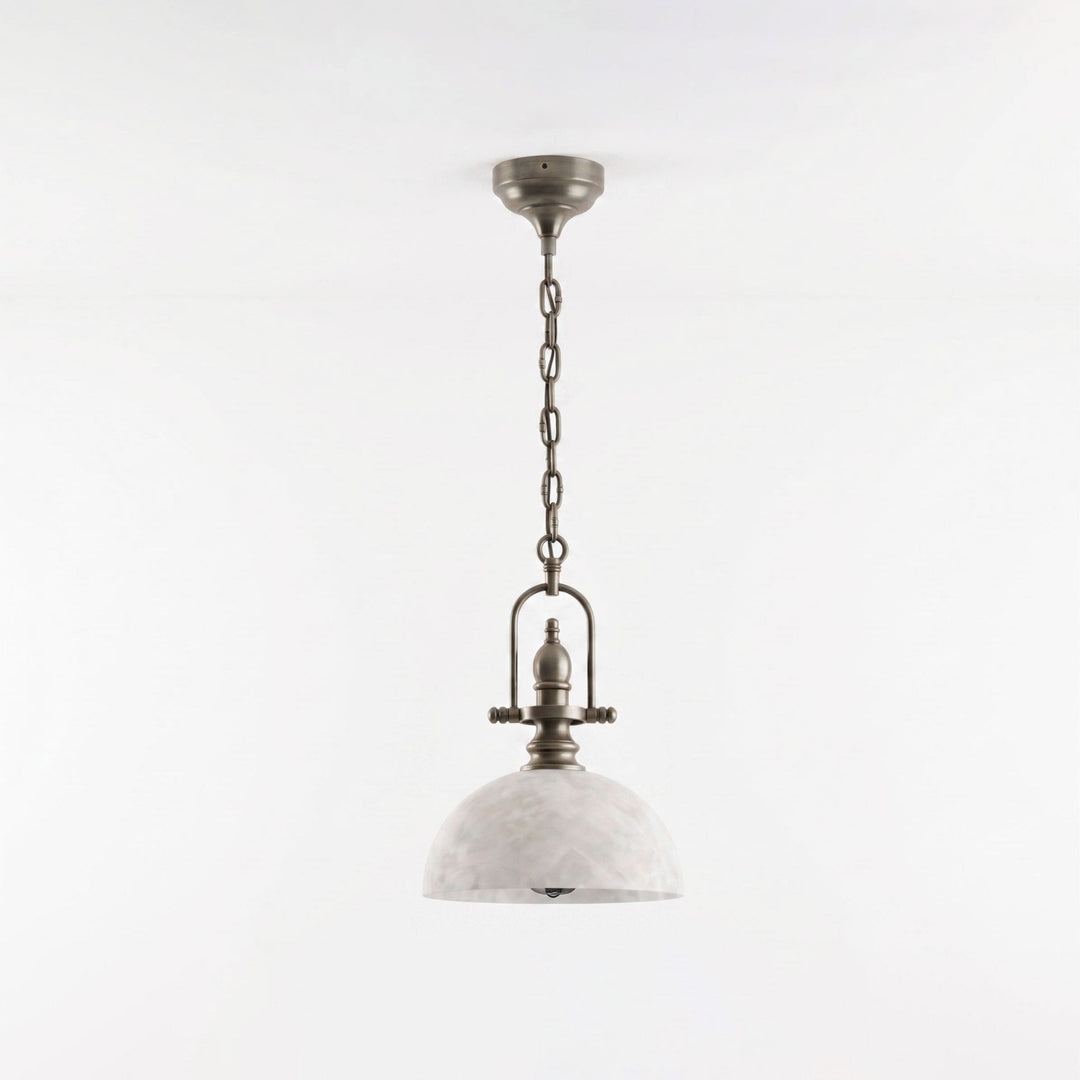 Foundry Alabaster Dome Pendant Lamp