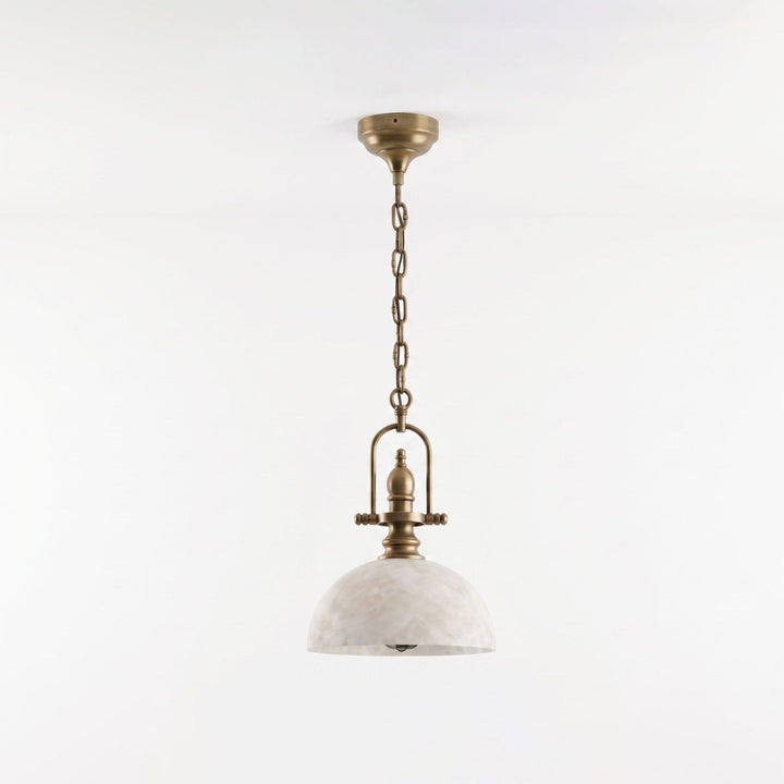 Foundry Alabaster Dome Pendant Lamp