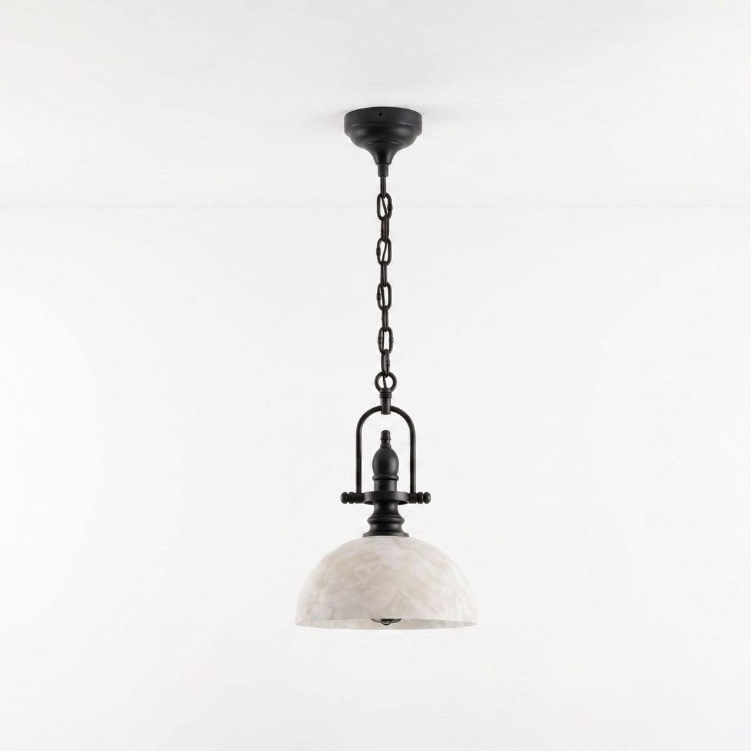 Foundry Alabaster Dome Pendant Lamp