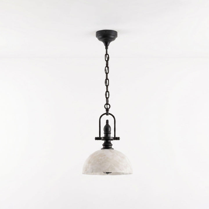 Foundry Alabaster Dome Pendant Lamp