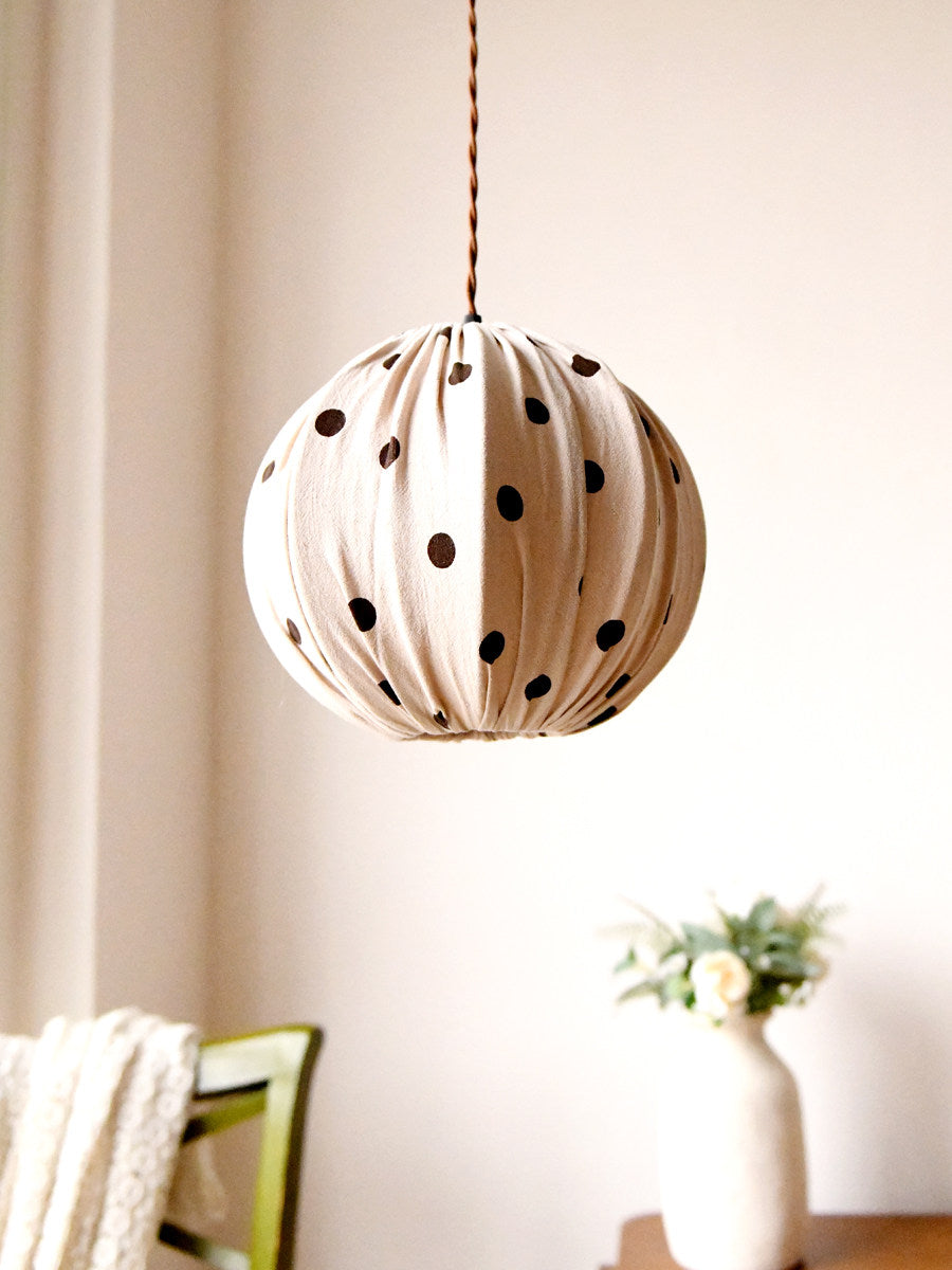 Freckle Polka Dot Sphere Pendant Light