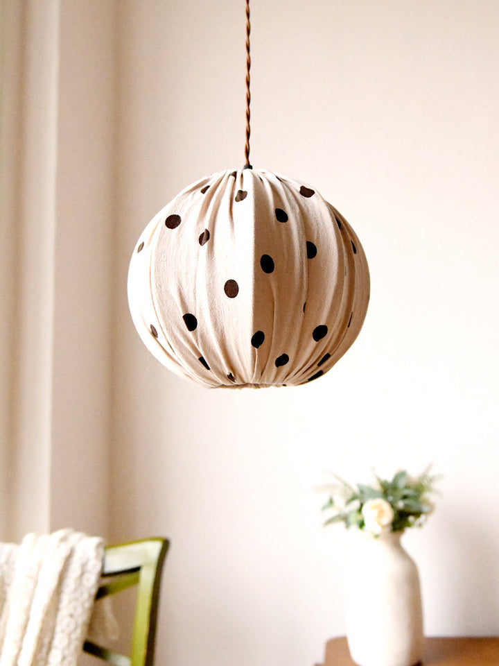 Freckle Polka Dot Sphere Pendant Light