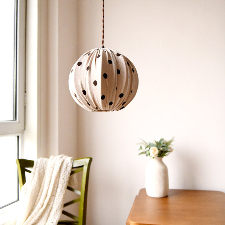 Freckle Polka Dot Sphere Pendant Light