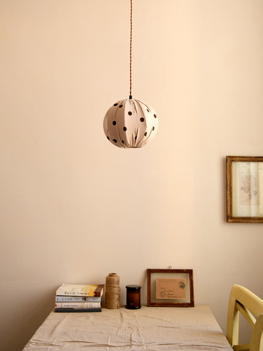 Freckle Polka Dot Sphere Pendant Light