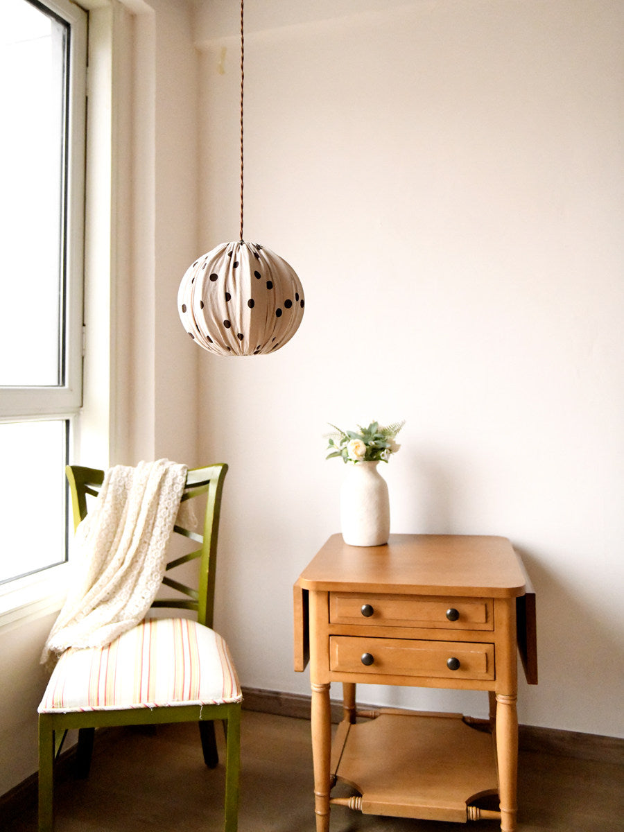 Freckle Polka Dot Sphere Pendant Light