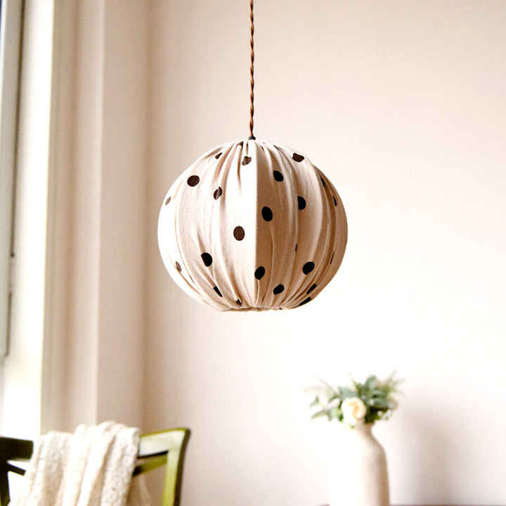 Freckle Polka Dot Sphere Pendant Light