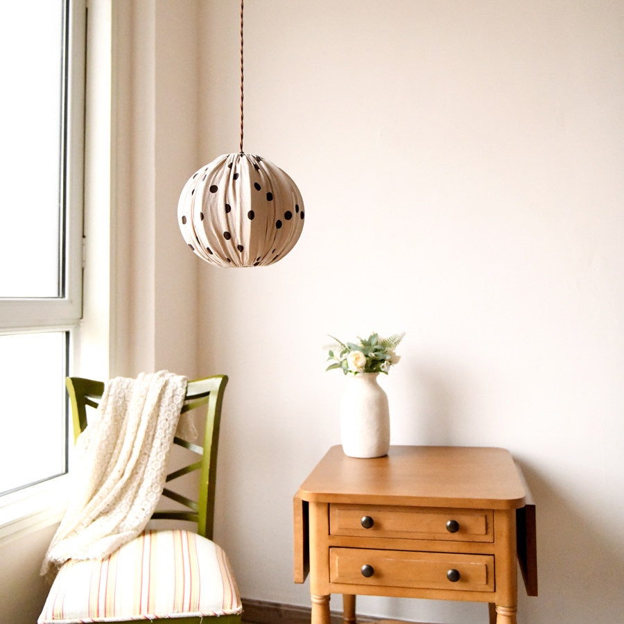 Freckle Polka Dot Sphere Pendant Light