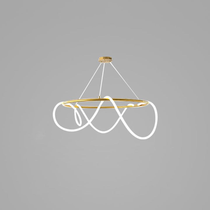 Flexible Linear Curve Chandelier - Vakkerlight