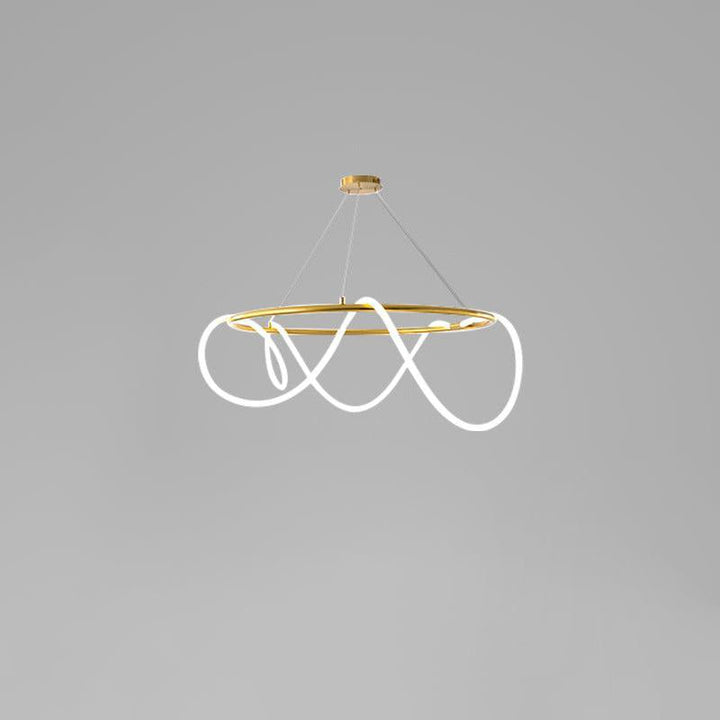 Flexible Linear Curve Chandelier - Vakkerlight