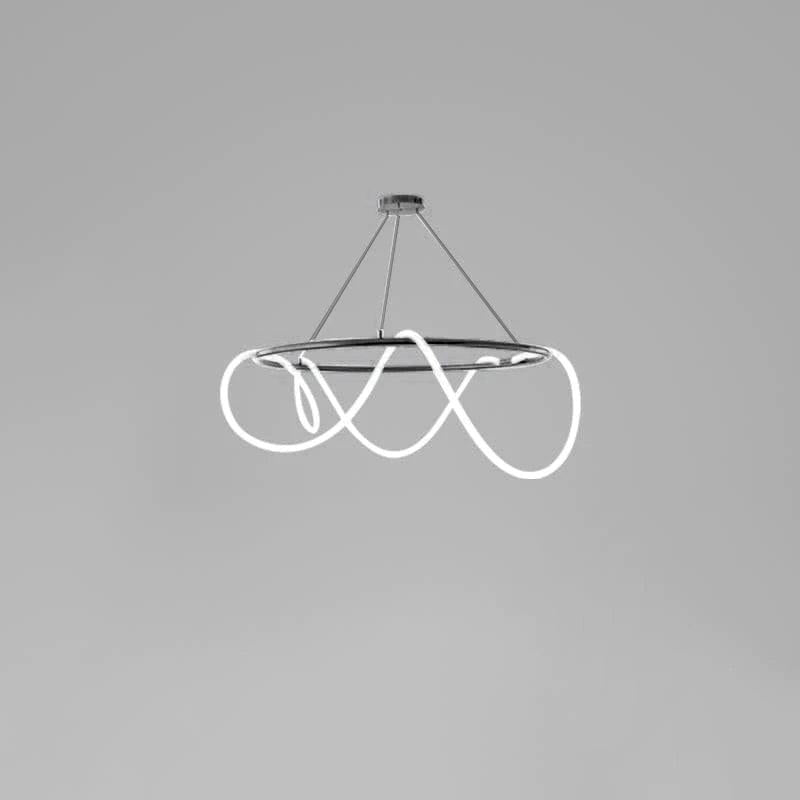 Flexible Linear Curve Chandelier - Vakkerlight